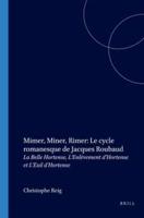 Mimer, Miner, Rimer: Le Cycle Romanesque De Jacques Roubaud