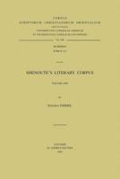 Shenoute's Literary Corpus. Volume One
