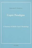 Coptic Paradigms