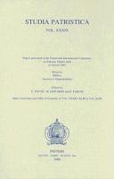 Studia Patristica. Vol. XXXIX - Historica, Biblica, Ascetica Et Hagiographica