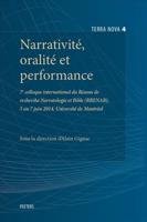 Narrativité, Oralité Et Performance