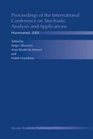 Proceedings of the International Conference on Stochastic Analysis and Applications: Hammamet, 2001