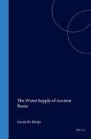 The Water Supply of Ancient Rome