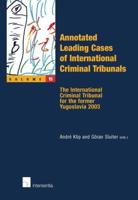 Annotated Leading Cases of International Criminal Tribunals - Volume 15