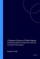 A Quarter Century of Value Inquiry