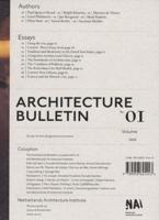 Architecture Bulletin 01: Essays on the Designed Environment