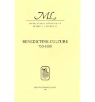 Benedictine Culture, 750 1050