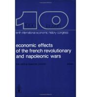 Economic Effects of the French Revolutionary and Napoleonic Wars. Session B-1