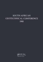 South African Geotechnical Conference, 1980
