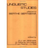 Linguistic Studies offered to Berthe Siertsema
