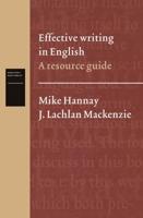 Effective writing in English : A resource guide