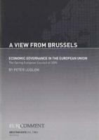 Economic Governance in the European Union