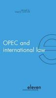 Opec and International Law
