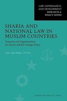 Sharia and National Law in Muslim Countries