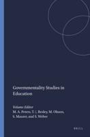 Governmentality Studies in Education