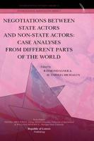 Negotiations Between State Actors and Non-State Actors