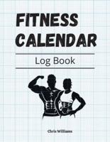Fitness Calendar Notebook for Daily - Weekly Weight Tracking