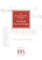 The International IDEA Handbook of Electoral System Design