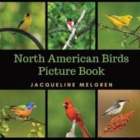 North American Birds Picture Book: Dementia Activities for Seniors (30 Premium Pictures on 70lb Paper With Names)