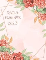 Daily Planner 2022: Large Size 8.5 x 11   One Day Per Page   365 Days   Appointment Planner   2022 Agenda