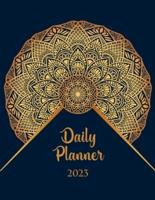 Daily Planner 2022: Large Size 8.5 x 11   One Day Per Page   365 Days   Appointment Planner   2022 Agenda