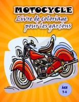 Livre de coloriage de motos pour les enfants: Big and Fun Motorcycle Images for Kids