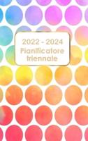 Planner mensile 3 anni 2022-2024: Calendario 36 mesi Planner triennale 2022-2024, taccuino per appuntamenti, agenda mensile, diario