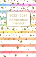 Planificateur triennal 2022-2024: Calendrier 36 mois   Calendrier avec jours fériés   Planificateur quotidien de 3 ans   Calendrier de rendez-vous   Ordre du jour de 3 ans