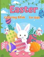 Easter Coloring Book For Kids: 30 Cute and Fun Images, Ages 2-12