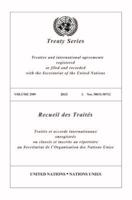 Treaty Series 2909 (English/French Edition)