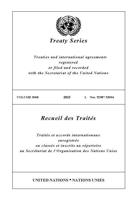 Treaty Series 3068 (English/French Edition)