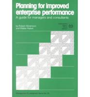 Planning for Improved Enterprise Performance