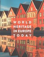 World Heritage In Europe Today