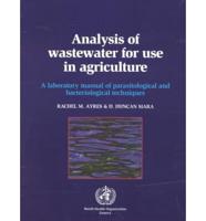 Analysis of Wastewater for Use in Agriculture