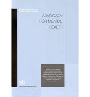 Advocacy for Mental Health