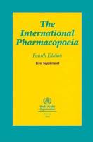 The International Pharmacopoei