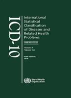 The International Statistical Classification of Diseases and Related Health Problems, ICD-10 2016