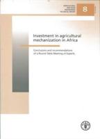 Investment in Agricultural Mechanization in Africa