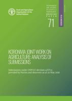 Koronivia Joint Work on Agriculture: Analysis of Submissions
