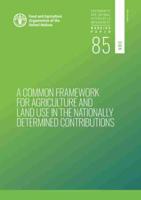 A Common Framework for Agriculture and Land Use in the Nationally Determined Contributions