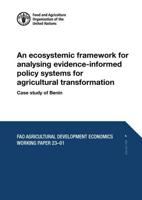 An Ecosystemic Framework for Analysing Evidence-Informed Policy Systems for Agricultural Transformation