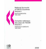 National Accounts of OECD Countries: Volume I:  Main Aggregates, 1995-2006, 2008 Edition