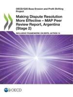 OECD/G20 Base Erosion and Profit Shifting Project Making Dispute Resolution More Effective