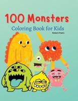 100 Monsters Coloring Book for Kids