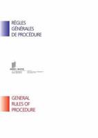 Wipo - General Rules of Procedure