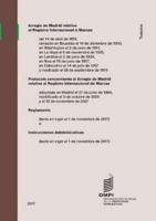 Arreglo de Madrid relativo al Registro Internacional de Marcas: Reglamento (texto en vigor el 1 de noviembre de 2017)