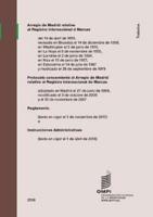 Arreglo de Madrid relativo al Registro Internacional de Marcas: Reglamento (texto en vigor el 1 de abril de 2018)
