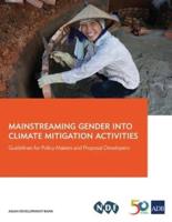 Mainstreaming Gender Into Climate Mitigation Activities