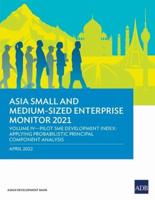 Asia Small and Medium-Sized Enterprise Monitor 2021: Volume IV-Pilot SME Development Index: Applying Probabilistic Principal Component Analysis