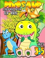 Dinosaur Coloring Book for Kids Ages 3-5